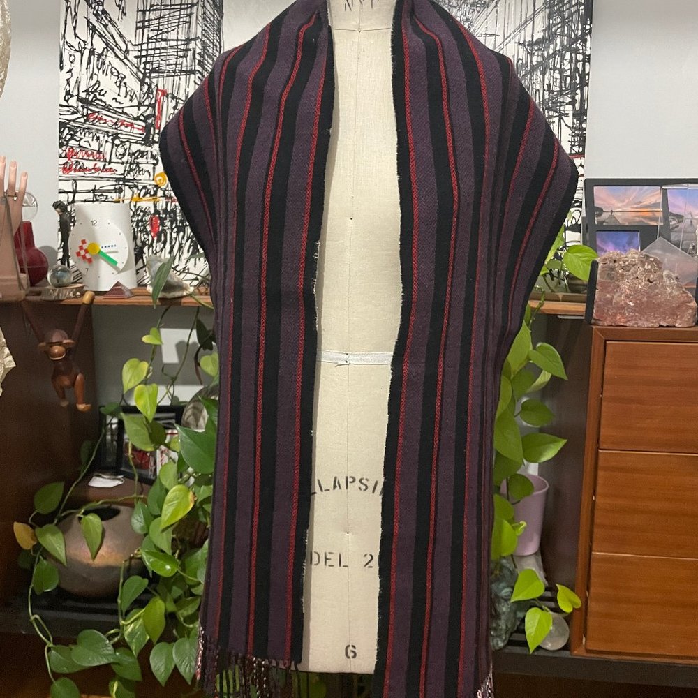 100% Authentic Burberry Merino Wool & Cashmere Blend Reversible Scarf - Picture 4 of 10